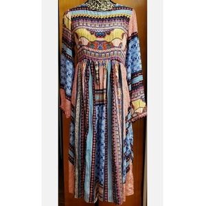 Anthropologie Bhanuni Jyoti Marcelina Midi Dress